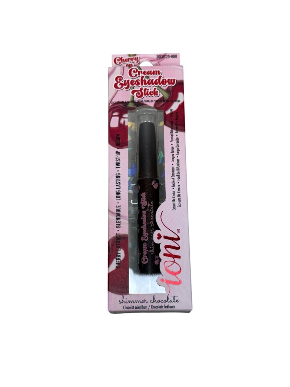 ioni Cream Eyeshadow Stick Dolce Shimmer Chocolate Cherry Vegan